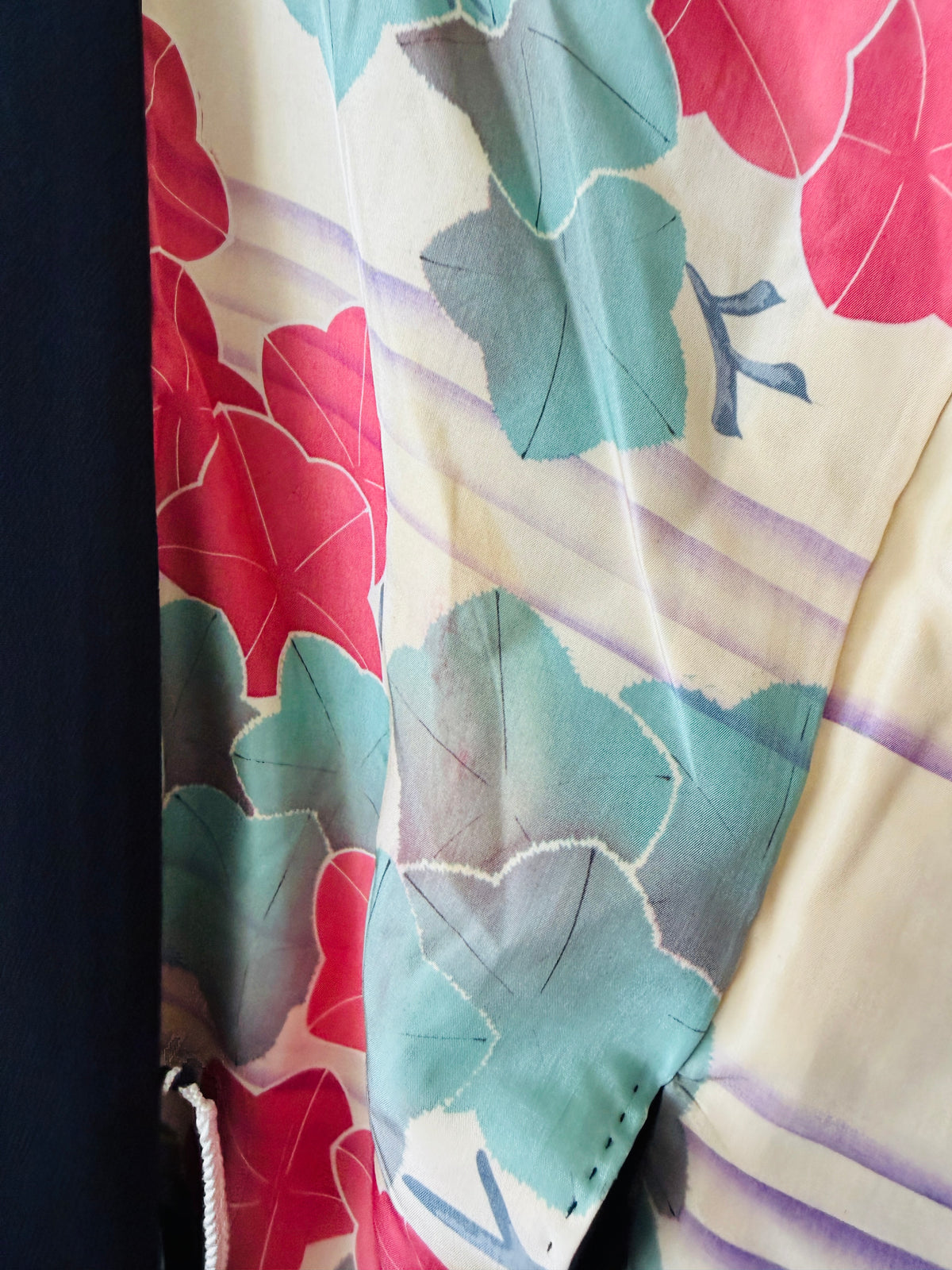Haori noir vintage - source -