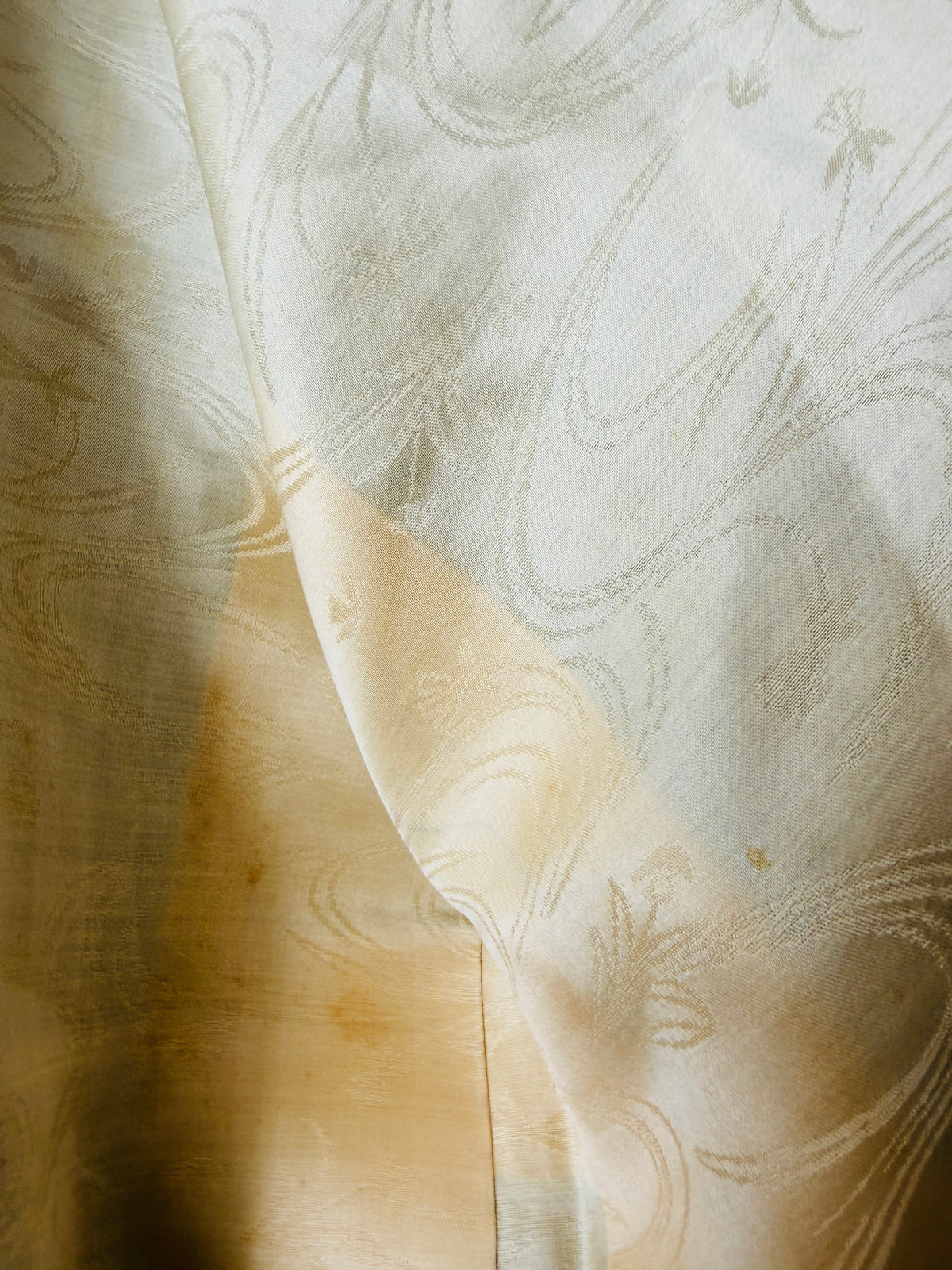 Vintage Schwarzer Haori - Fantastische Blumen -