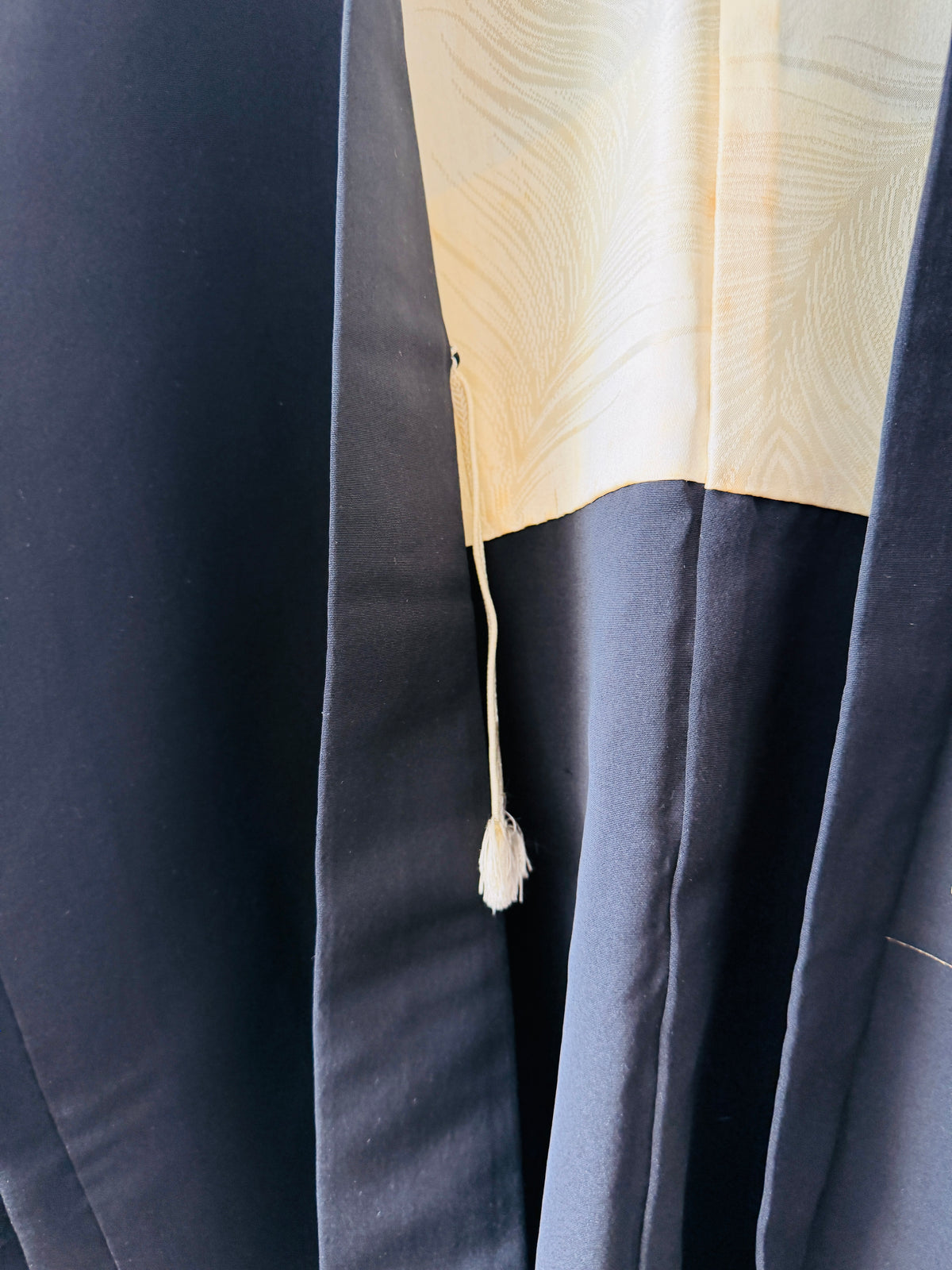 Vintage Black Haori - Noble Chrysanthemums -