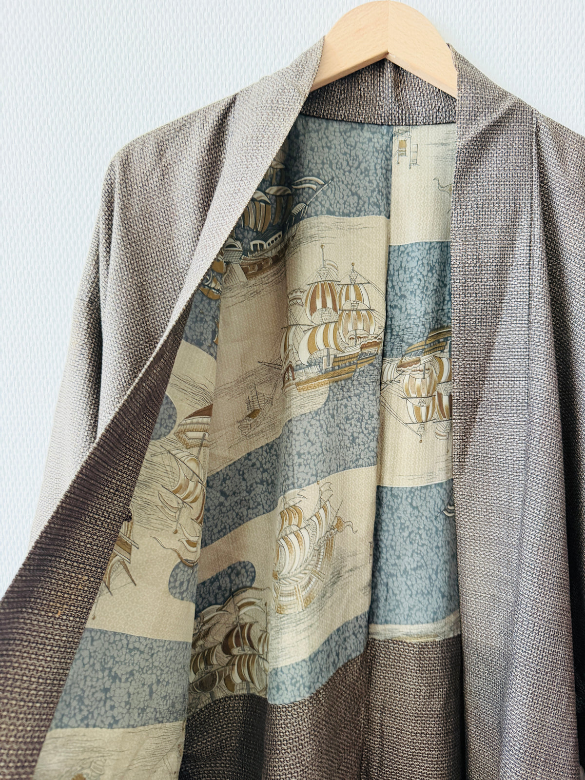 Men’s Vintage Haori - Ship from a Distant Land -