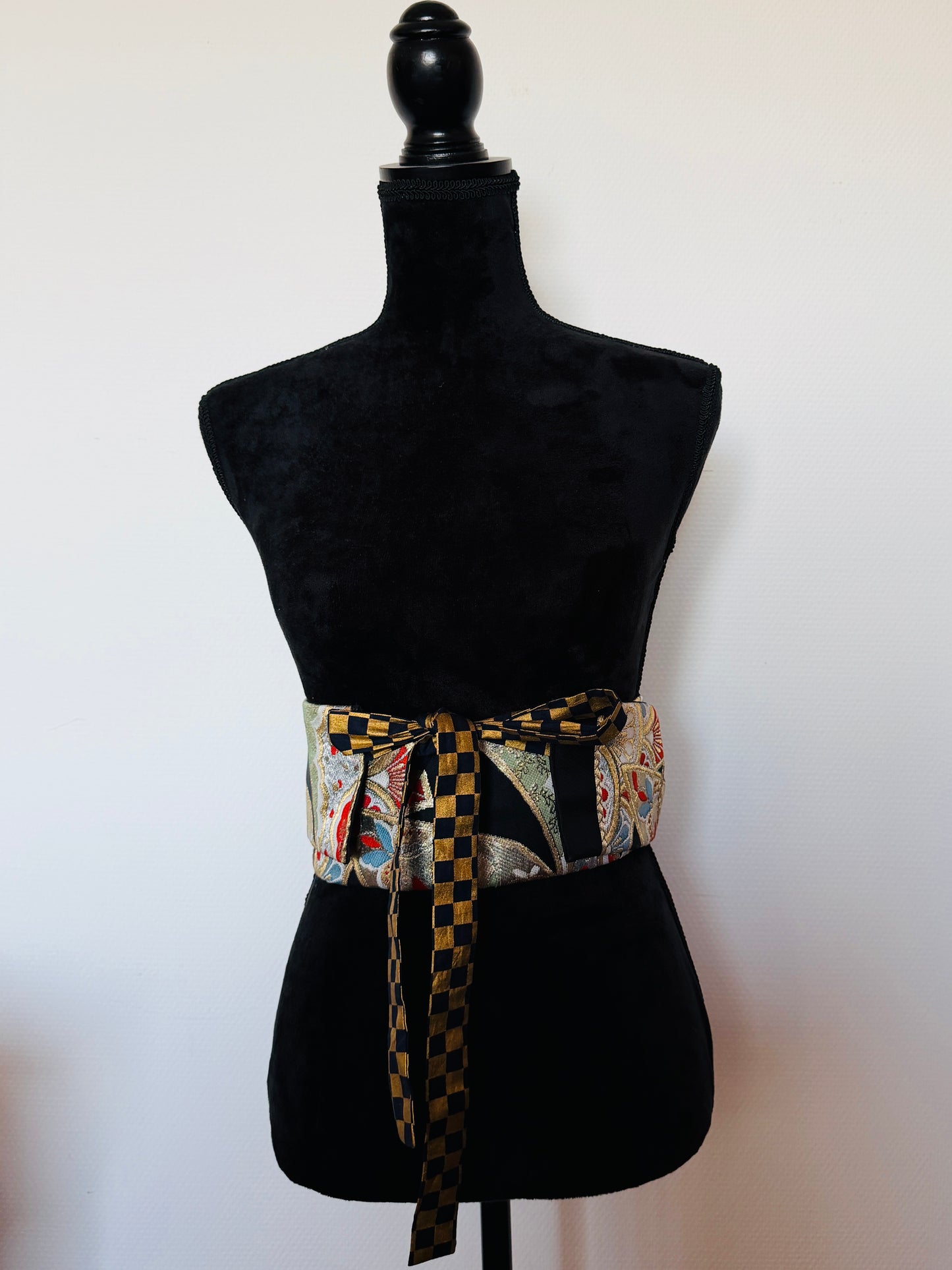 Originele Obi-riem - Zwart veelbelovend motief -