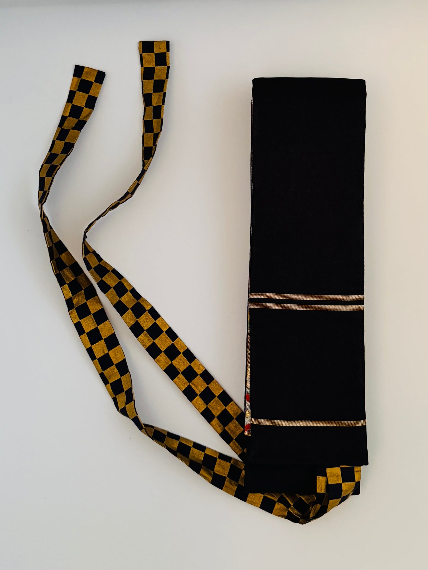 Originele Obi-riem - Zwart veelbelovend motief -