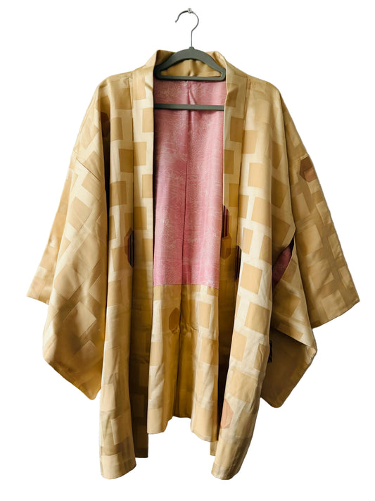 Vintage Color Haori - Lustrous gold -