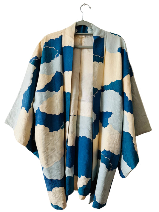 Couleur Vintage Haori - Nuage Bleu -