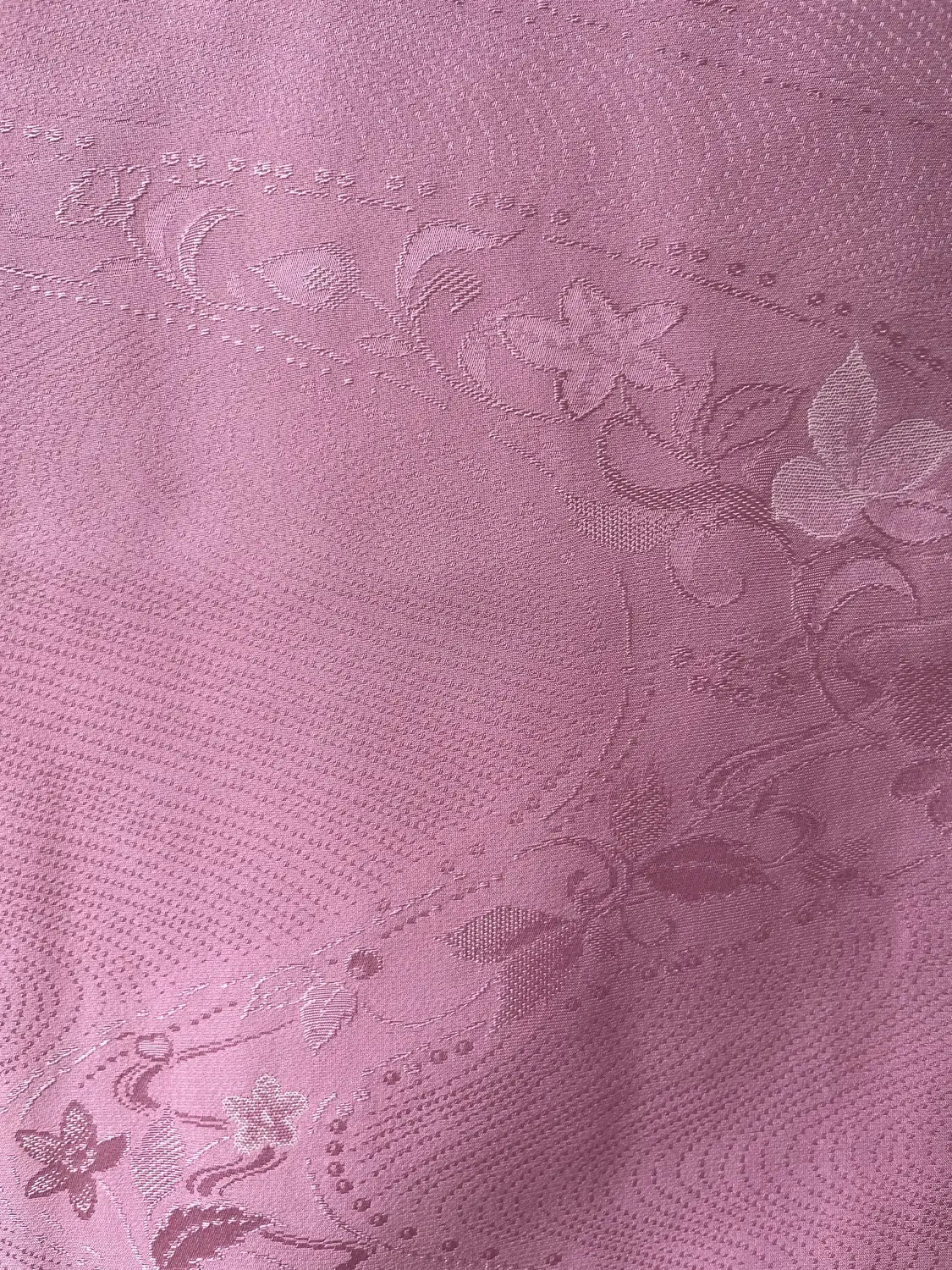 Vintage Iromuji Kimono - Rosa Blumenfluss-