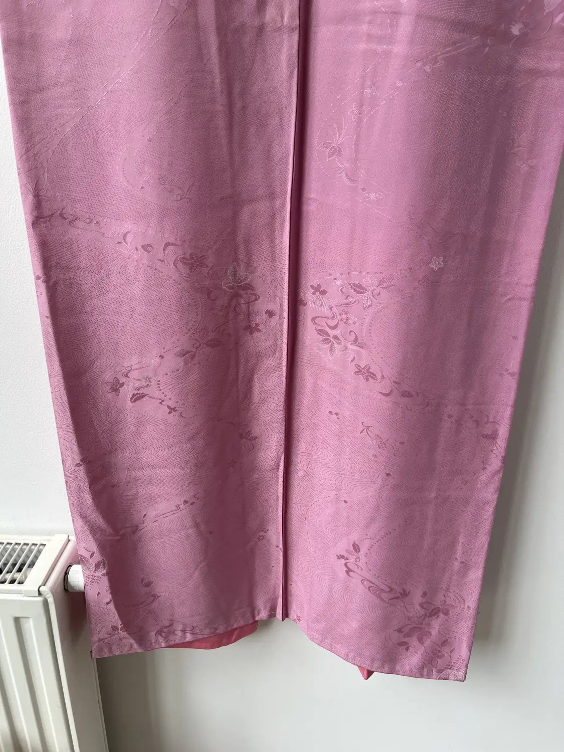 Vintage Iromuji Kimono - Rosa Blumenfluss-