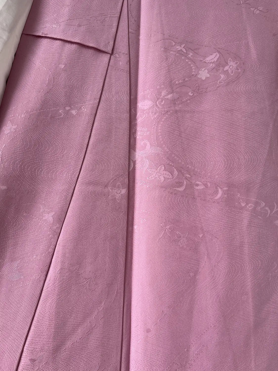 Vintage Iromuji Kimono - Rosa Blumenfluss-
